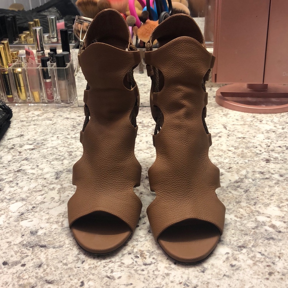 Brown Jimmy Choo heels